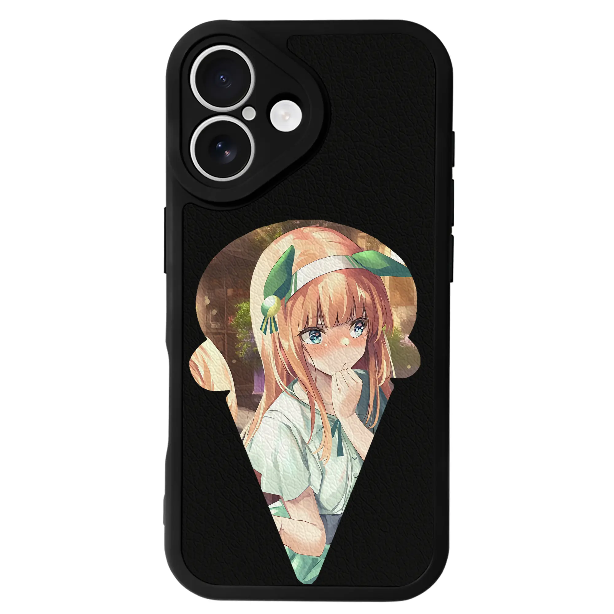 ウマ娘 プリティーダービー グッズ サイレンススズカ - IPhone 16シリーズ対応 ・ シリコンスマホケース ・ レザー調 ・ 高精度フィット ・ 耐衝撃 ・ ワイヤレス充電対応 ・ 精密カット